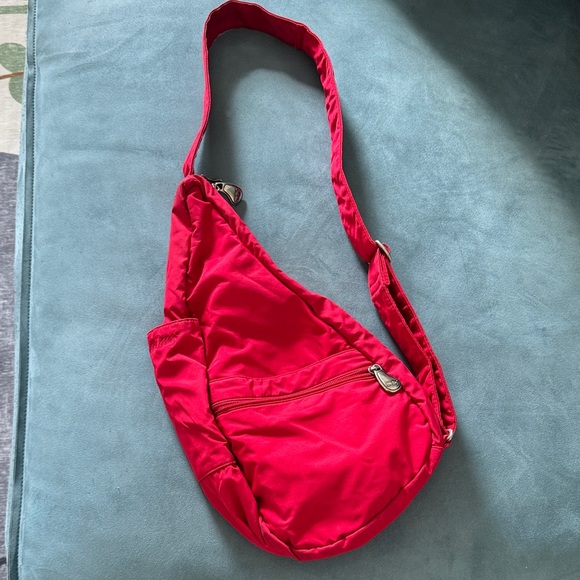 Ameribag Vibrant Red Crossbody Bag - Picture 1 of 9